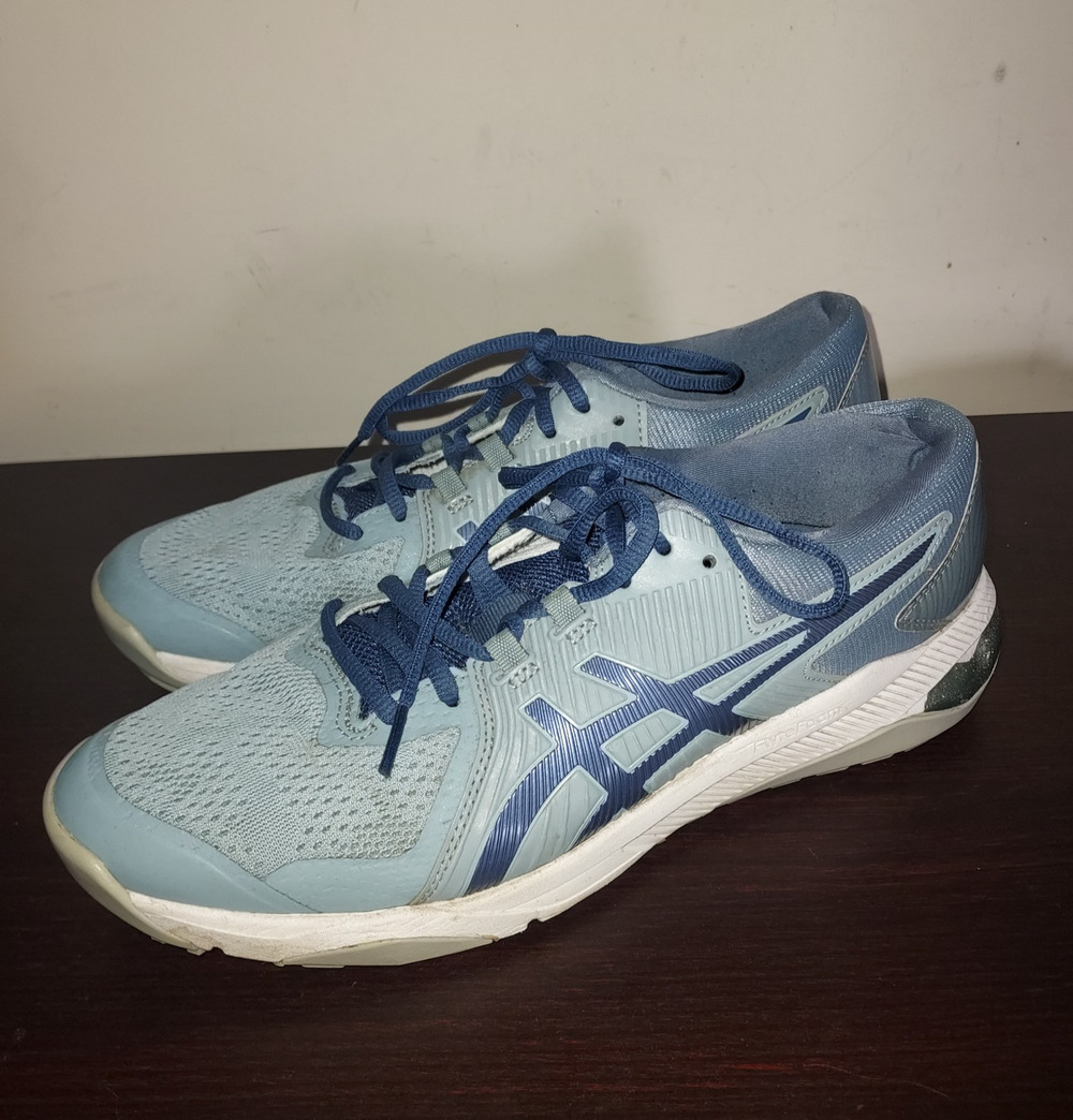 Asics Women's Golf Shoes 10M Lace Up Spikeless Gel Course Glide Athletic Blue
